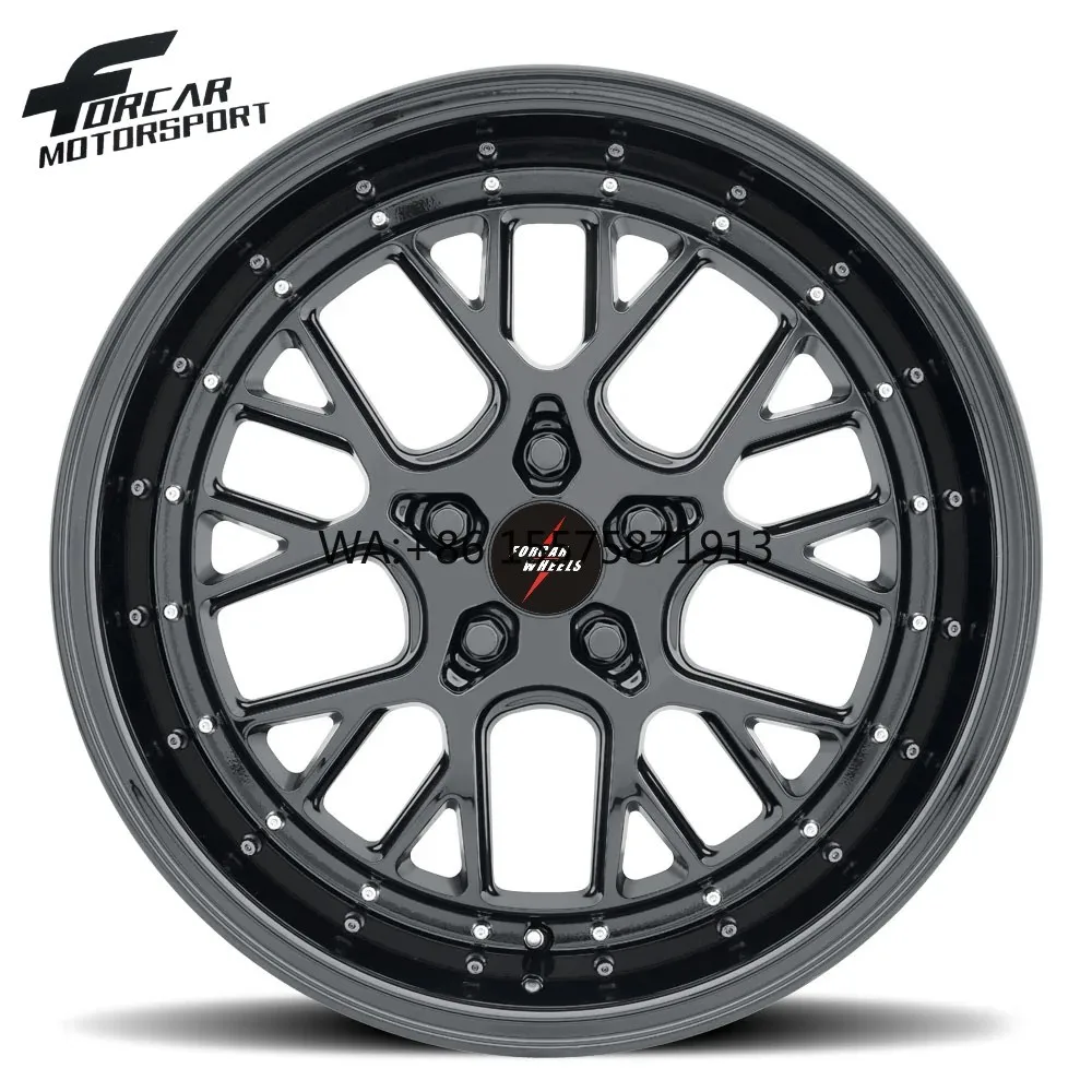 

Forged Two-piece Passenger Car Wheels 18 19 20 21 22 23 24 Inch Deep Lip Dish Custom T6061-T6 Alloy Car Rims