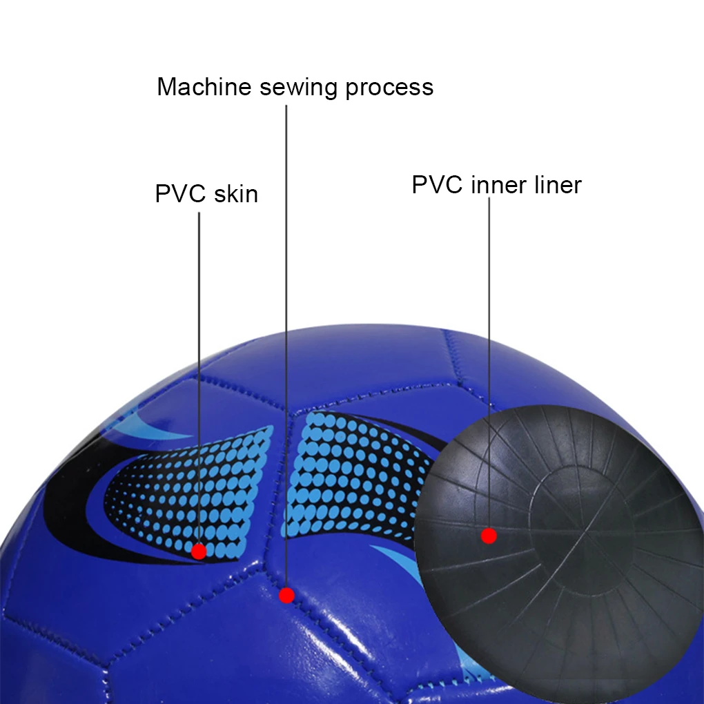 كرات كرة القدم ذات الحجم القياسي 5 كرات عالية الجودة بدون خياطة من مادة البولي يوريثان لتدريب كرة القدم في الهواء الطلق، لعبة كرة القدم #5
