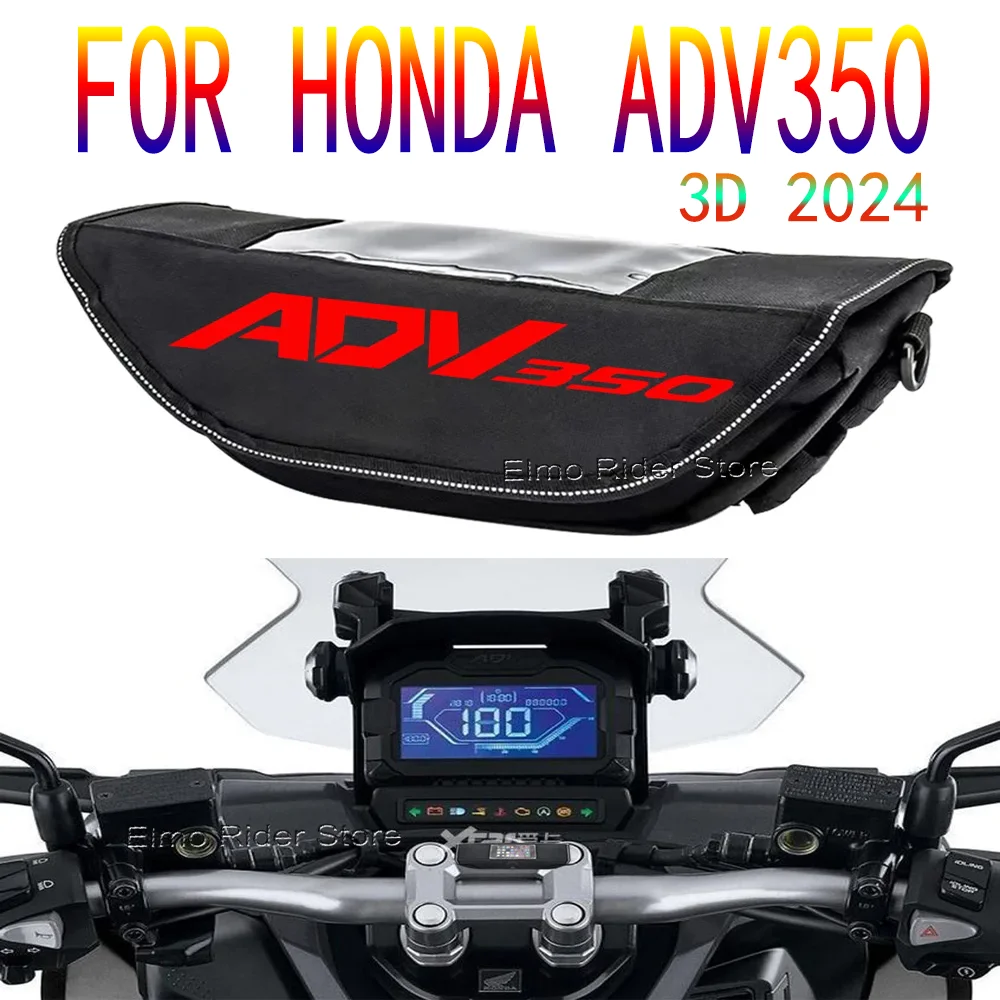 

For Honda ADV350 ADV350 Motorcycle Waterproof And Dustproof Handlebar Storage Bag Shock-proof Navigation Bag Travel Bag