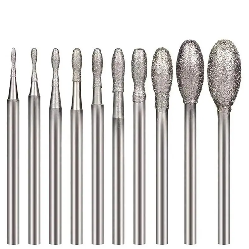 

AT21 — для вращающегося инструмента, совместимого с 10-мя заусенцами, битами для резьбы по камню с хвостовиком 3/32 дюйма (овальной формы)