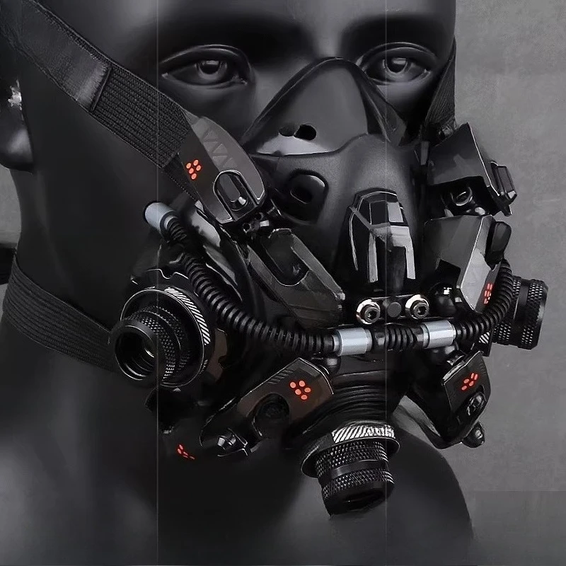 Cyberpunk mask gas mask cos science fiction mechanical mecha film and television props