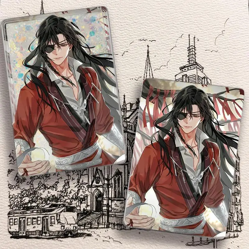 تيان غوان Ci Fu أنيمي الله السماوي يبارك الناس كوس Huacheng Xielian للجنسين 2025 الرمال المتحركة جونغ 6x9 سنتيمتر الوقوف الحاضر #3