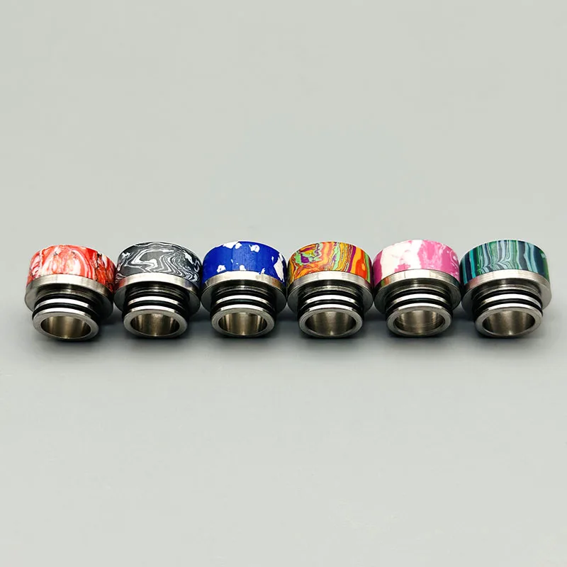 810 Drip Tip Wide Bore Stainless Steel Marble Heat Resistance Ustnik do RTA RDA Atomizer Zeus x Tank Akcesoria do e-papierosów