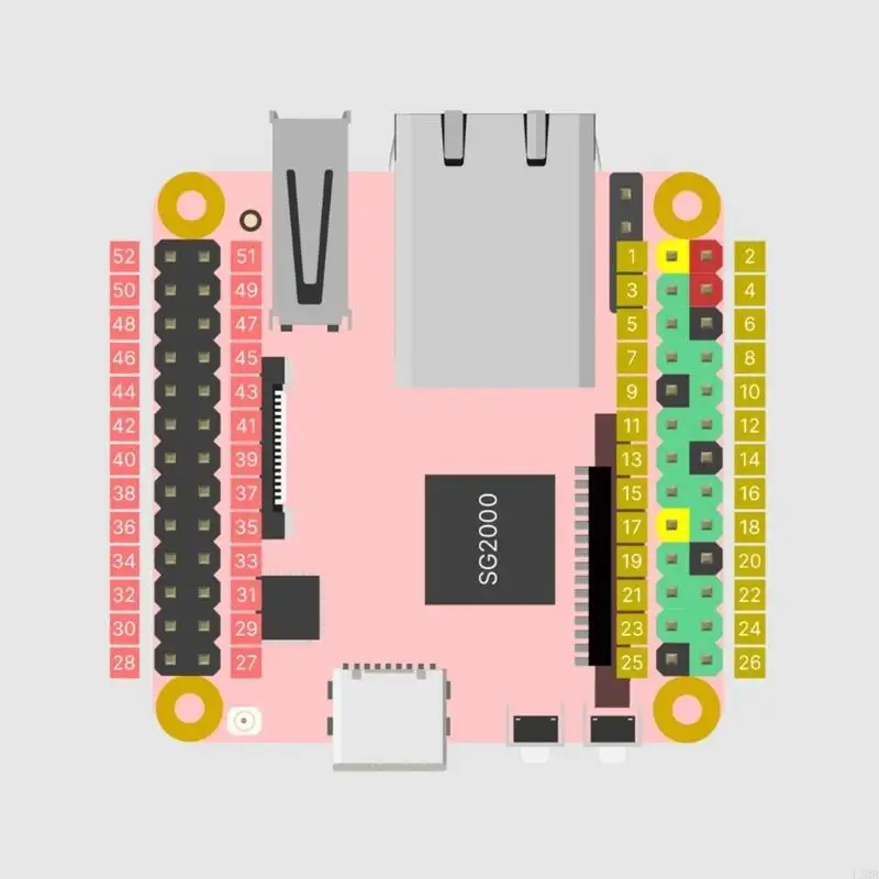 LX0B Milk V S 512M WiFi6 SG2000 RISC Board desarrollo 2XMIPI 2-Lane 100MbpsEthernet USB2.0