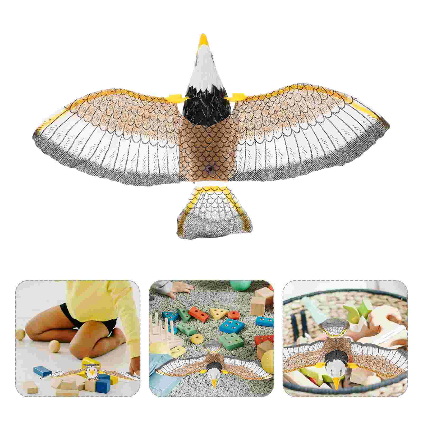 Electric Bird Toys Hanging Eagle Shaped Model Music Plaything Flying Party Suspend