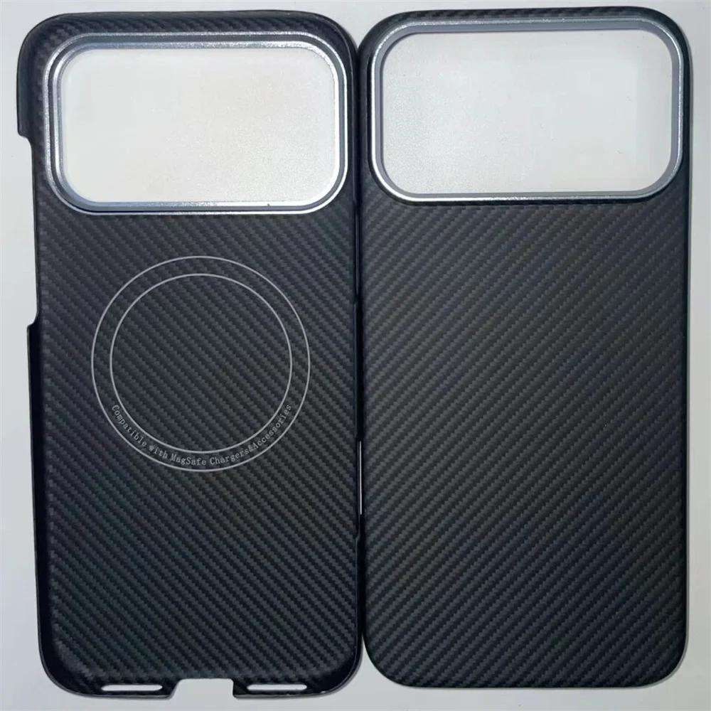 

Aramid Fiber Magnetic Case for iPhone 17 Pro Max Case Air Compatible with MagSafe Slim Light Case-Less Touch Feeling