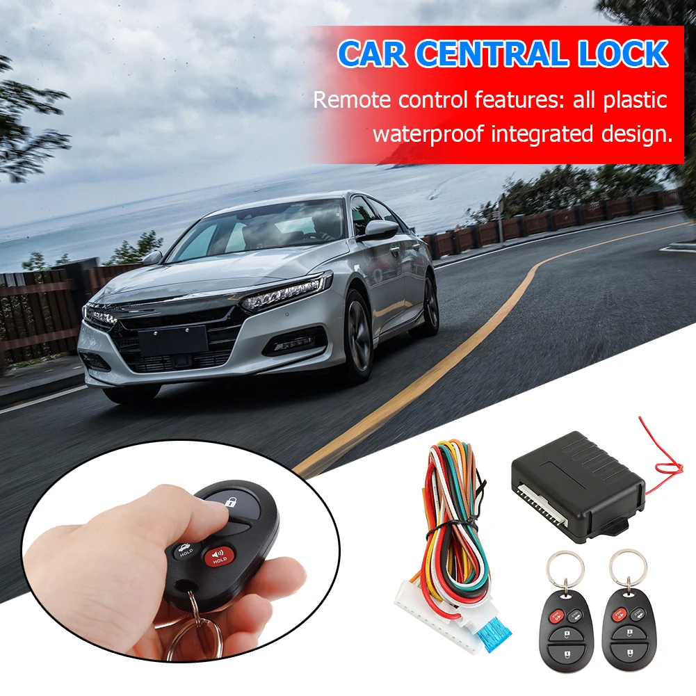 Kit Pengunci Pintu Sentral Remote Mobil Sistem Alarm Masuk Tanpa Kunci 410/T123