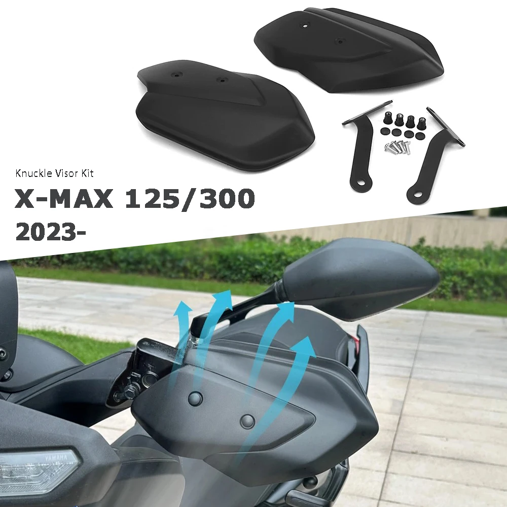 New Knuckle Visor Motorcycle Windproof Handguard Hand Guards Windshield For YAMAHA XMAX125 XMAX300 X-MAX 125 X-Max 300 2023 2024 