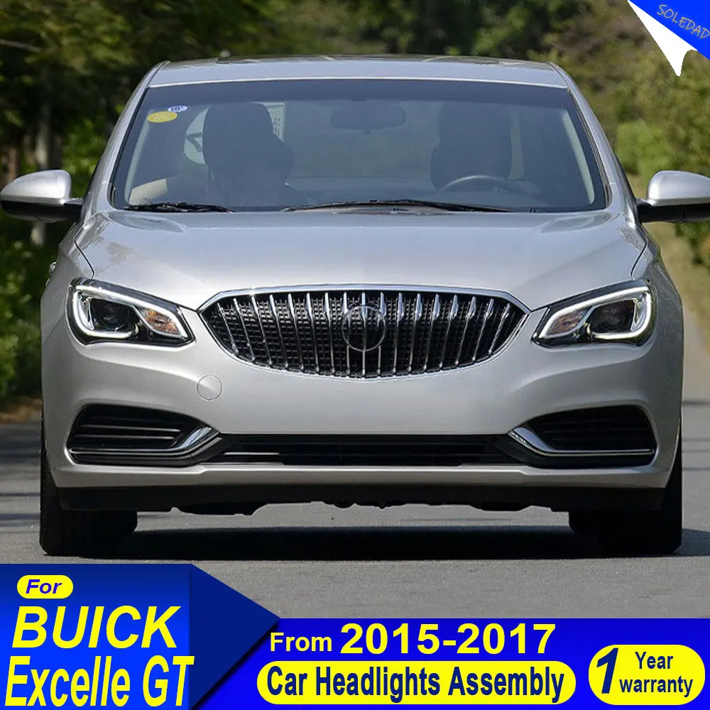 

Car LED Head Lamp Assembly For Buick Hideo 2015-2017 DRL Daytime Running LightStreamer Turn Signal Indicator Headlights Assembly