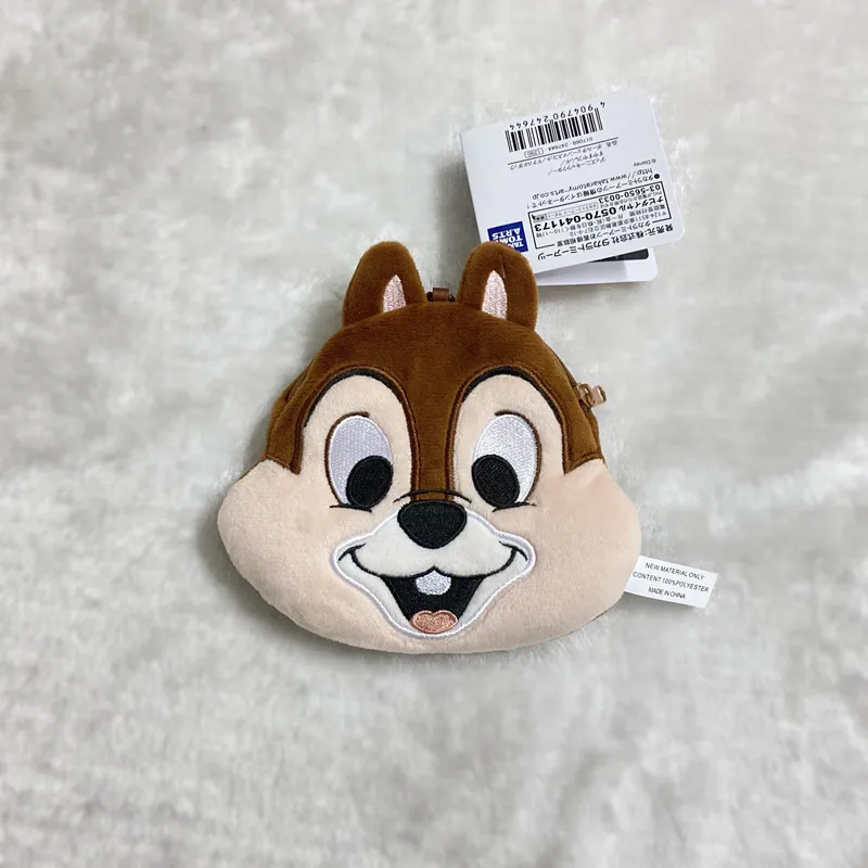 Cute Anime Chip Dale Coin Purse Cartoon Squirrel Chip Dale Bag Mini Wallet Birthday Gifts