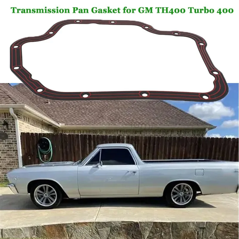 Junta de la cárter de la transmisión Turbo 400 para GM TH400, sello de la cárter de aceite de la transmisión automática, compatible con Chevrolet Camaro, Chevelle, Corvette 64-91