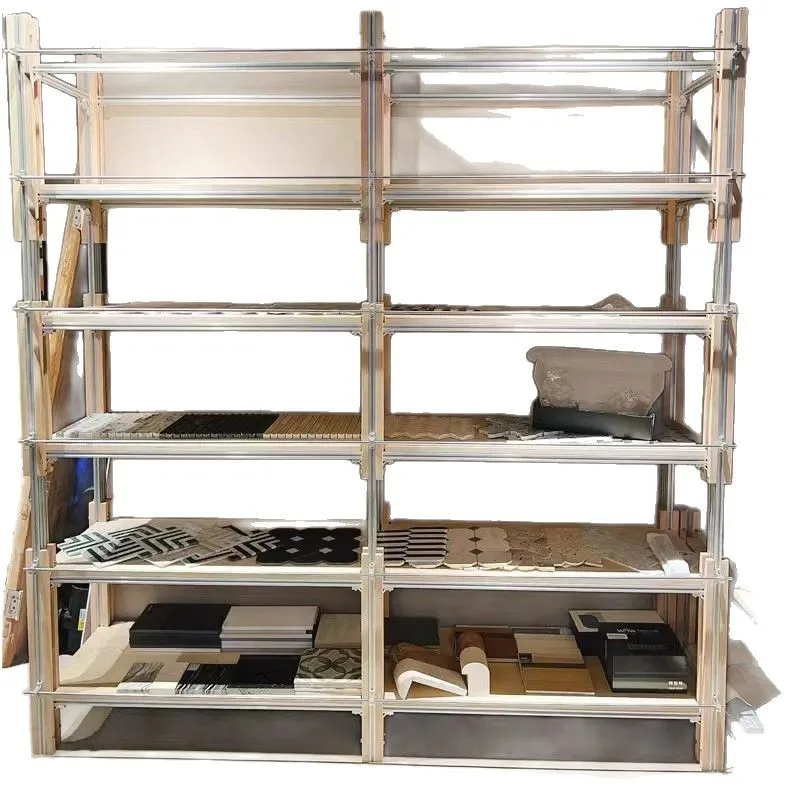 

Aluminum ocean board birch floor shelf goods bookshelf against the wall living room office display shelf