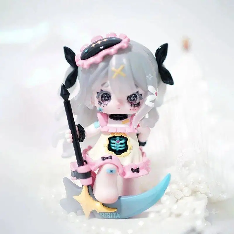 

Ninita Witch Apocalypse Series Blind Box Kawaii Anime Figure Cute Doll Desktop Decoration Gift for Collectors Trendy Toy