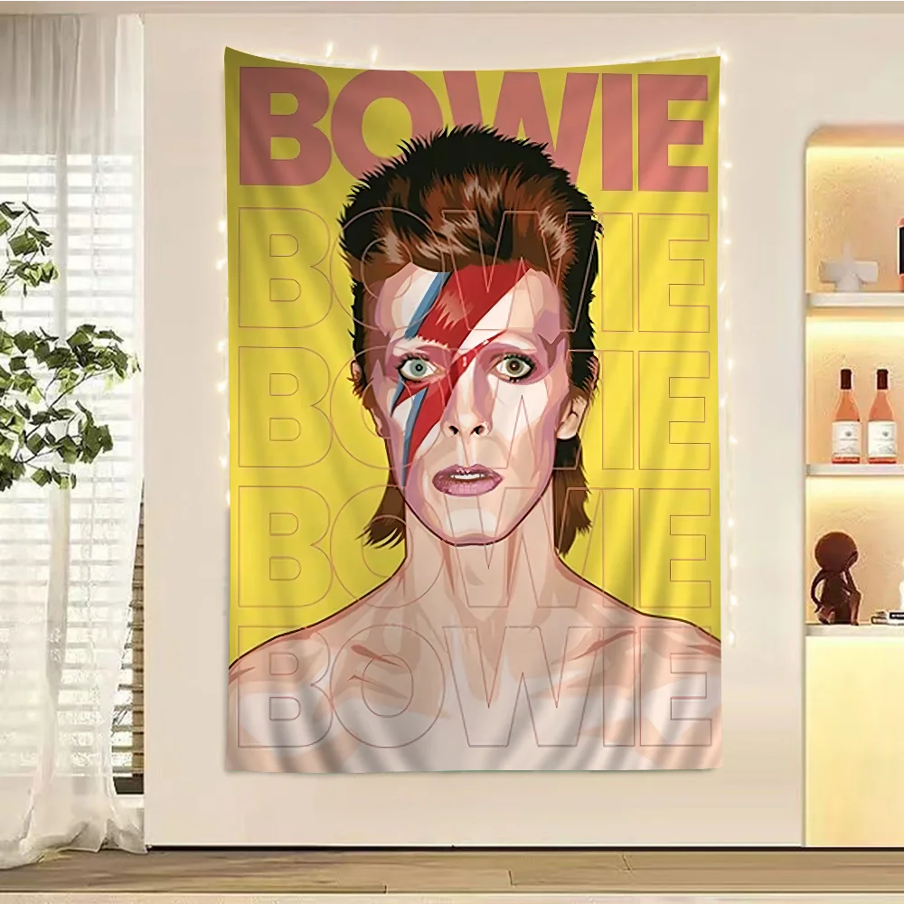 

British Rock Singer D-David_B-Bowie Hanging Bohemian Tapestry Bohemian Wall Tapestries Mandala Kawaii Room Decor