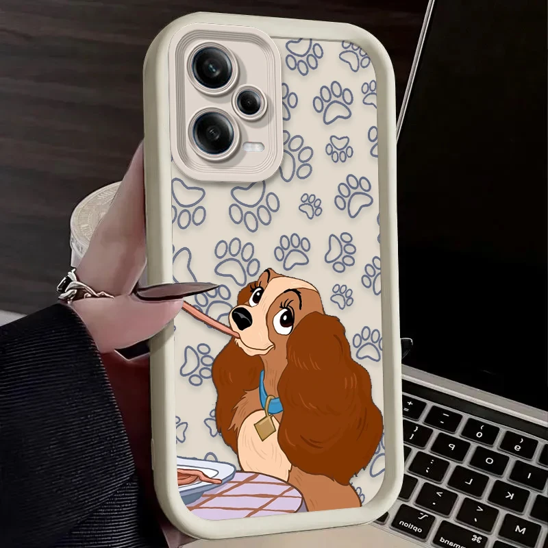 Мягкий чехол для телефона «Леди и Бродяга» для Xiaomi Redmi Note 13 14 12 11 Pro Plus 5G 12S 11S 10S 10 9 Redmi 14C 13C 12C 12 4G A3 A3X