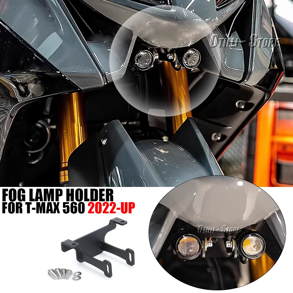 

For Yamaha TMAX560 T-MAX560 TMAX 560 T-max 560 2022 2023 Accessories Spotlights Holder Fog Light Mounting Fog Lamp Support