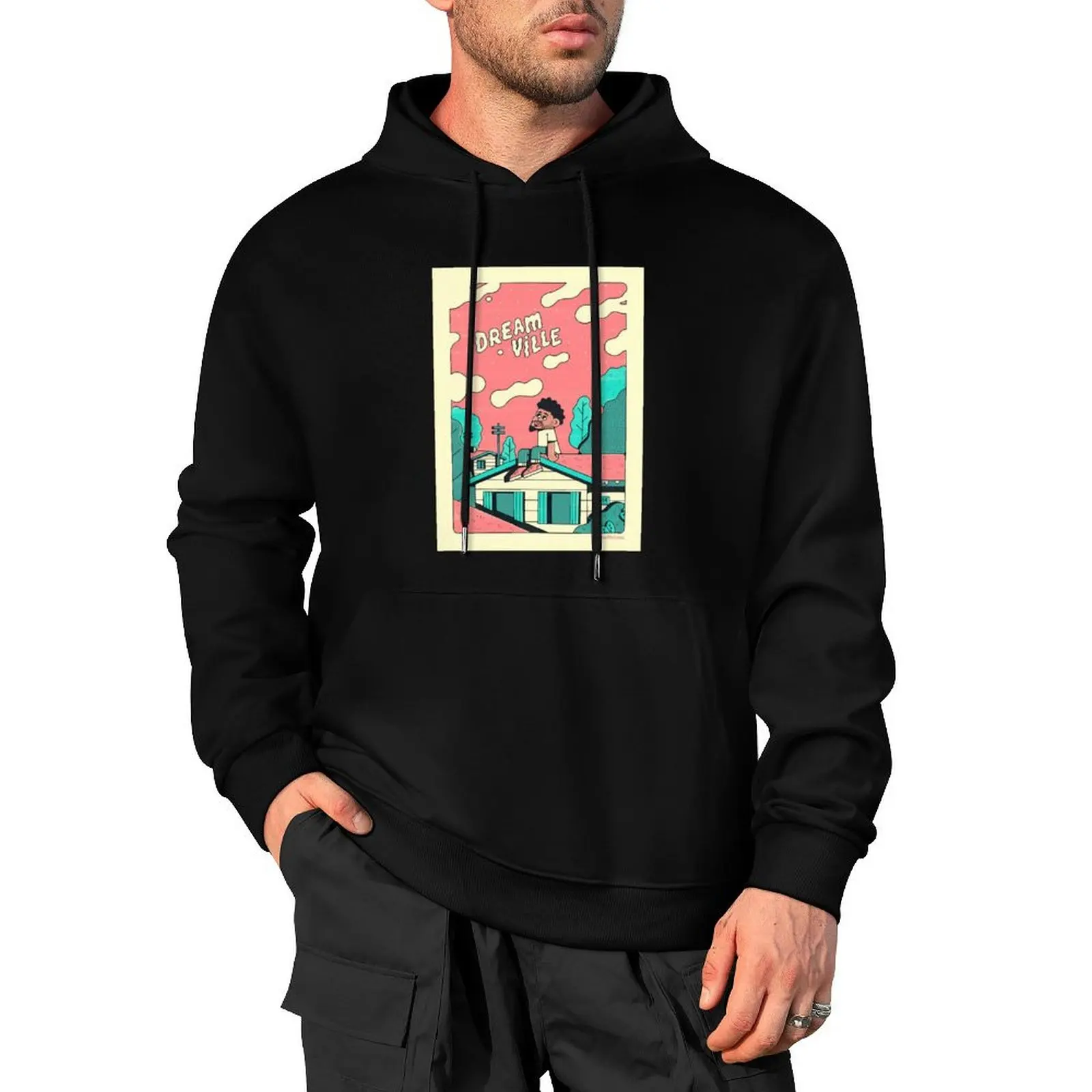 J Cole Dreamville Pullover Hoodie aesthetic clothing mens clothing blouse hoodie graphic