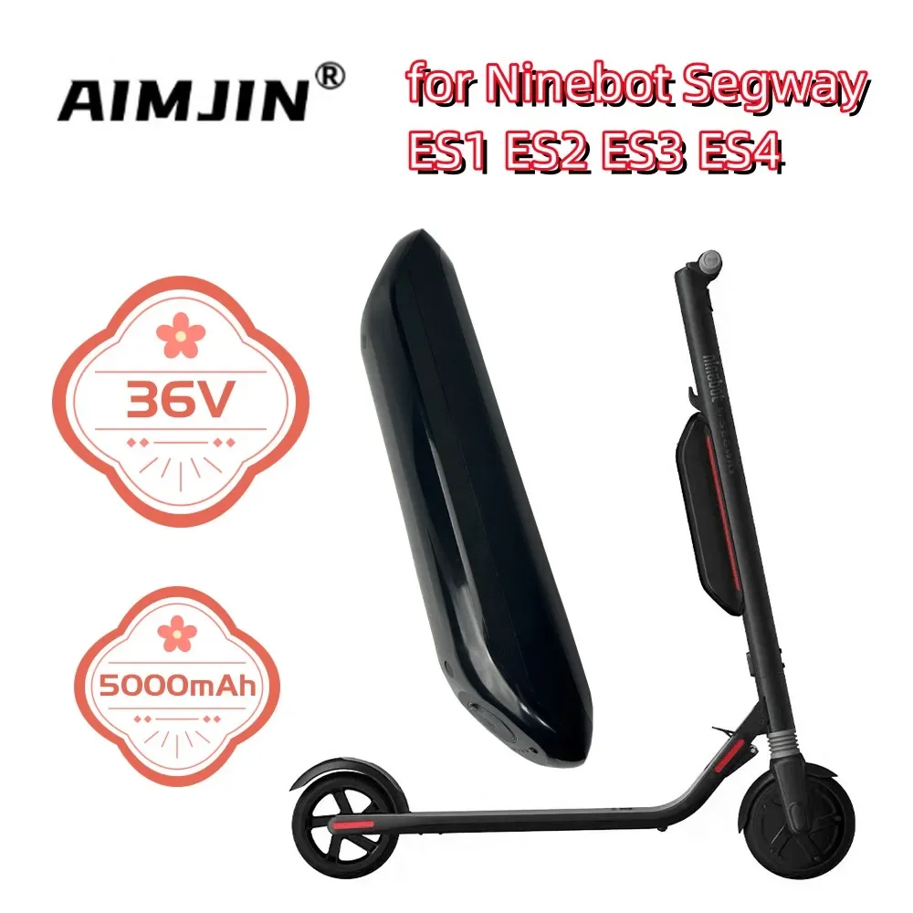 100% New 36v 5000mAh Battery Pack for Ninebot Segway ES1 ES2 E22 Kick Scooter