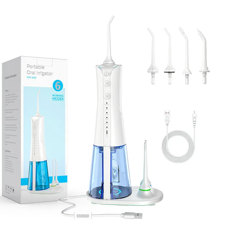 

Oral Irrigator for Girls Portable Mini Pink Water Flosser Pulse Mini Dental Water Jet USB Rechargeable Water Pick Oral Machine