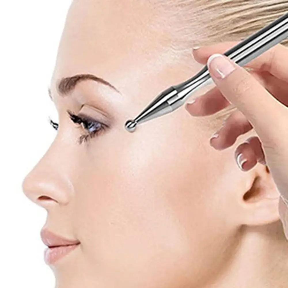 

Stainless Steel Acupuncture Pen Body Relaxation Wrinkle Removing Acupoint Massager Face Lifting Double-head Facial Massage Pen