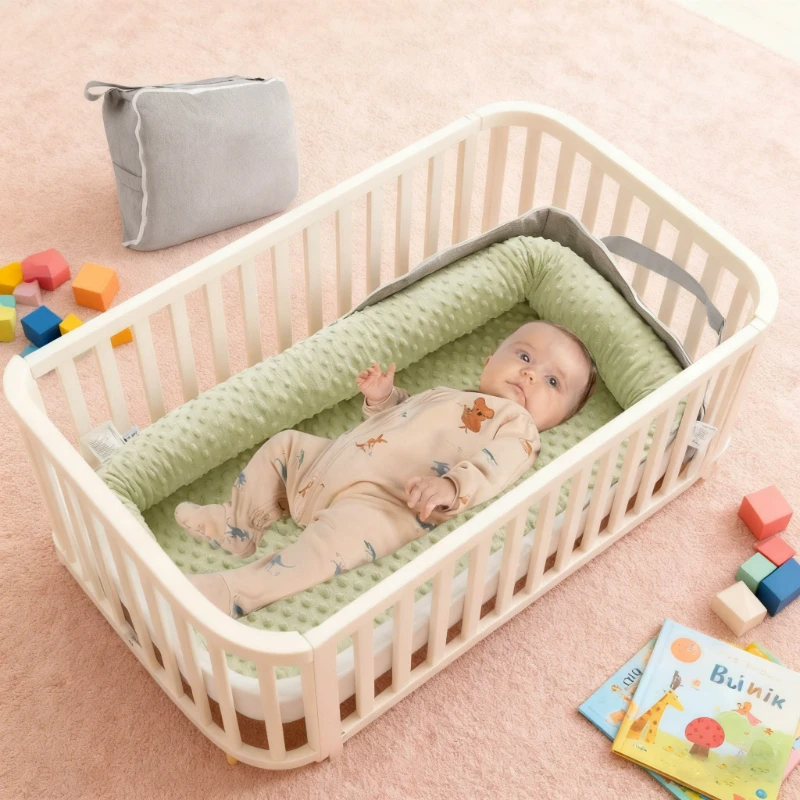 

2026 New Detachable Washable Baby Sleeping Bag Portable Crib Bed for Travel Backpack Style Babynest