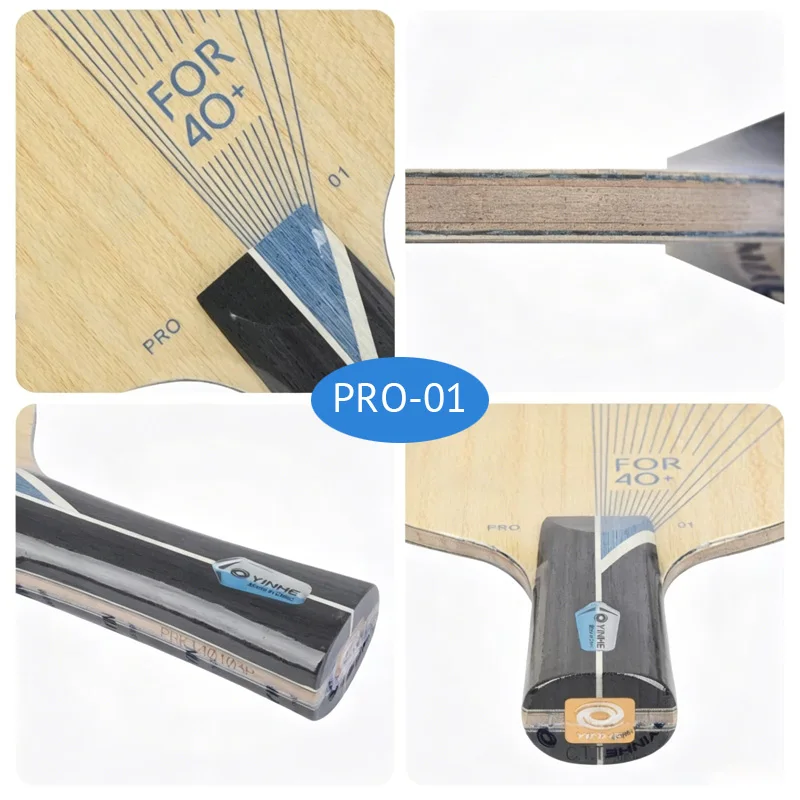 YINHE PRO Series Table Tennis Blade Pro 01/01G/03/05 Ping Pong Blade Base Board 5+2 ALC Fiber Original Packing Box view 3