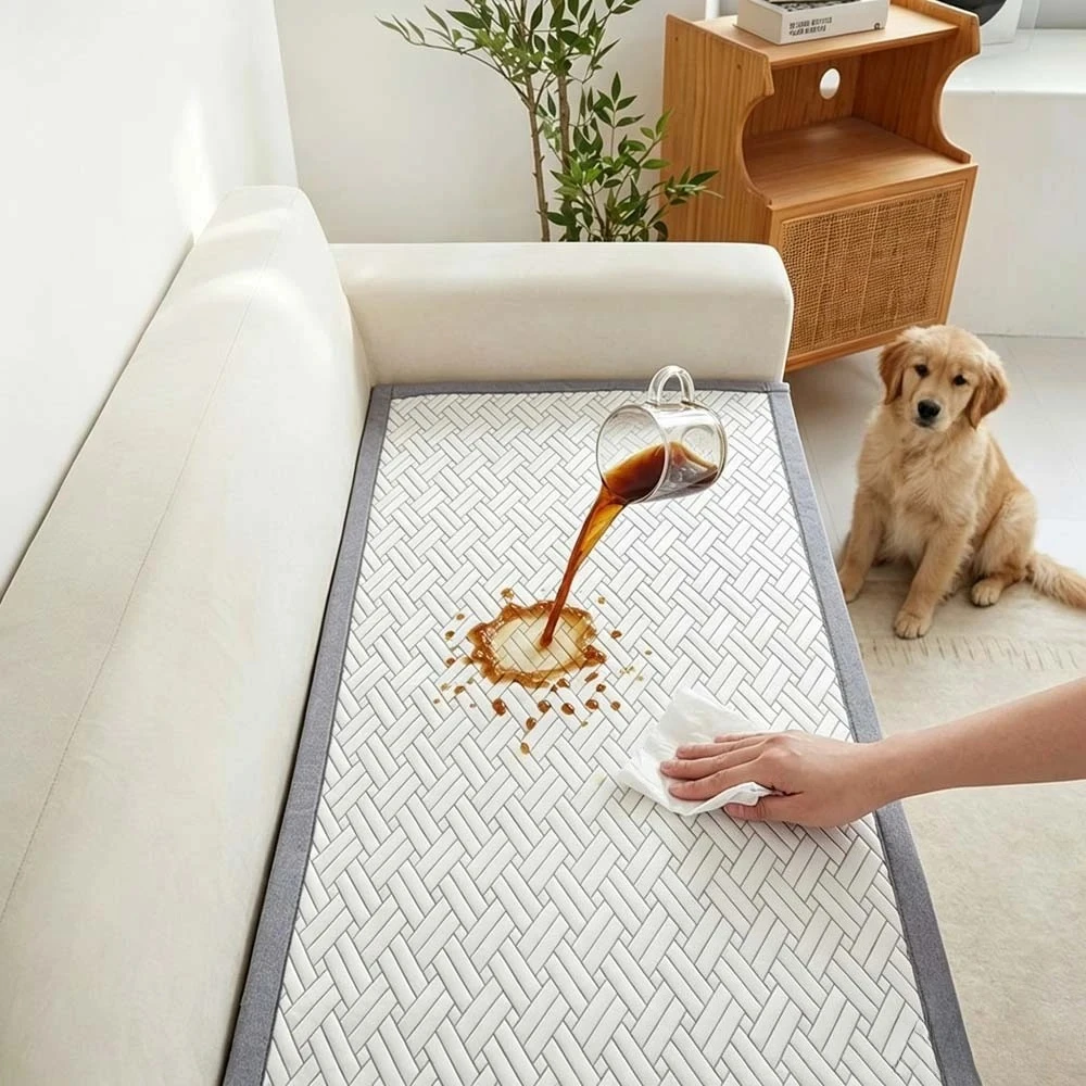 Super Cool PE Breathable Cooling Sofa Mat Universal Sofa Cushion with Breathable Design Seat Pad for Living Room Office Car Use