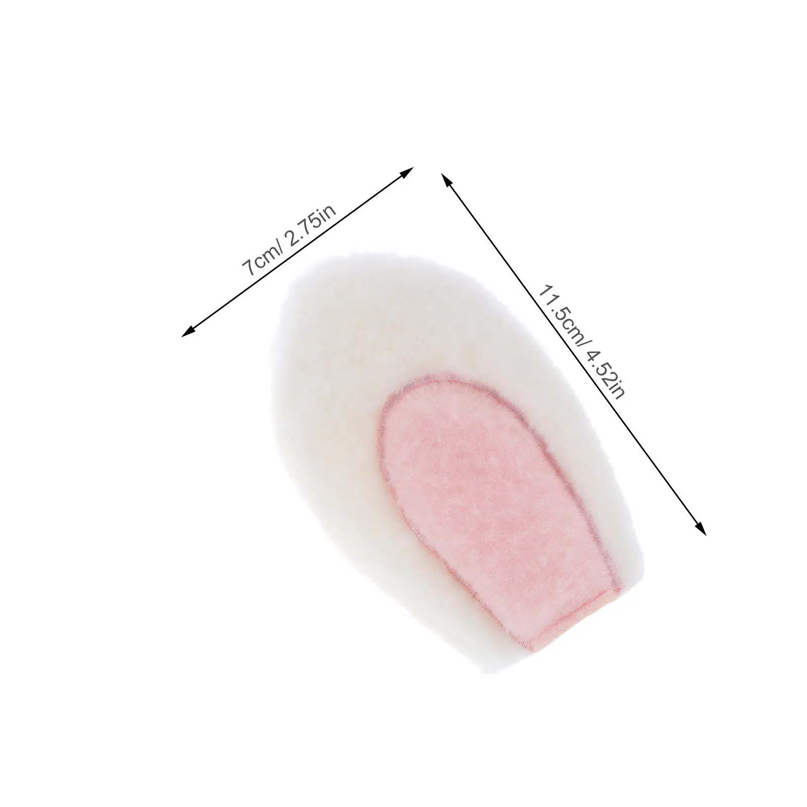 10Pcs Bunny Ears Soft Craft Ear Charms for Stuffed Animal Projects DIY Hairpins Dress-Up Cosplay Aesthetic Decor Amusement Use