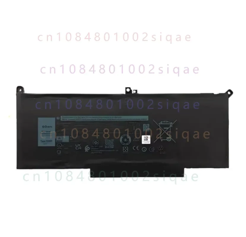 F3ygt for dell latitude 7290 7380 7390 e7280 e7480 e7490 laptop battery 7500mah