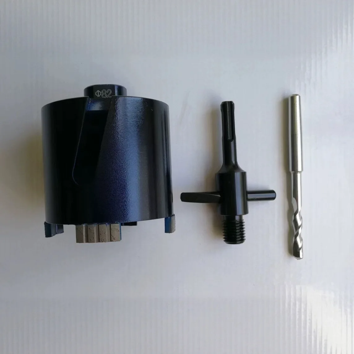 Diamond Dry Drilling Hollow Drilling Wall Opener Thin Wall Drilling SDS Dust Collector Concrete Side Pass Groove