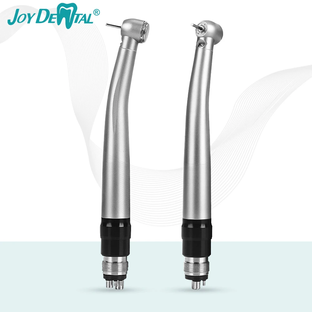 

Dental LED Handpiece Integrate E-generator High Speed Standard Head Push Button 4 Water Spray M4 Stainless Body Autoclavable