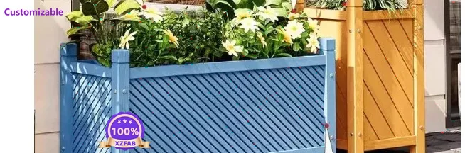 Factory Direct 2026 Outdoor vegetable planting special box extra large preservative wood flower box extra large planting box