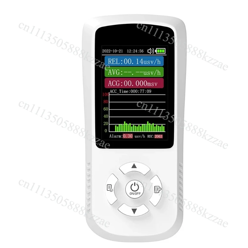 For 0~ 99.99usv/h range Nuclear radiation tester Detector monitoring Digital Geiger counter instrument, TFT-16 screen display