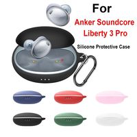 Silicone Earbuds Protective Case Anti-drop Washable Wireless Earphone Shell Dustproof for Anker Soundcore Liberty 3 Pro
