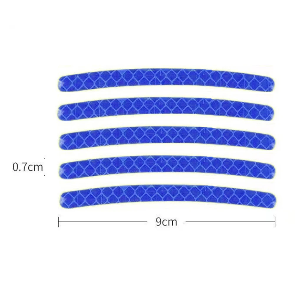 Accessory DIY Wheel Decor Yellow Car Tire Modifications Anti-Collision Design Enhanced Night Visibility DIY Vehicle Enhancements