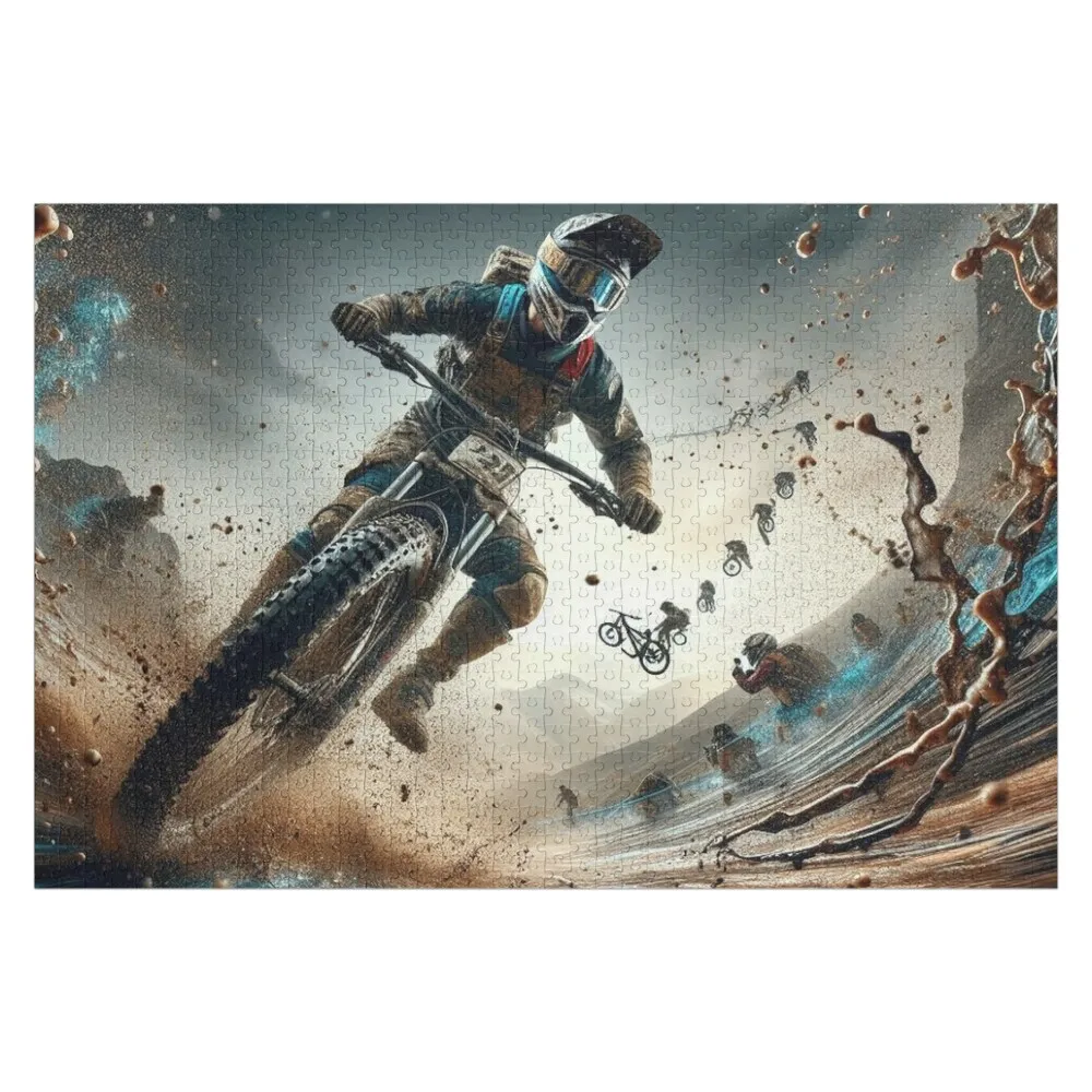 

Bicycle Cross Jigsaw Puzzle Baby Wooden Customized Photo Puzzle