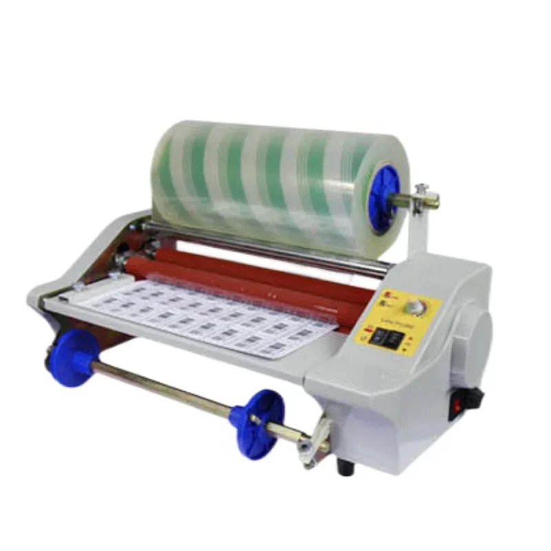 A3 Paper Laminating Machine Cold Roll Laminator Four Rollers Worker Card Office File Laminator FM360 110v/220v Laminating Machin