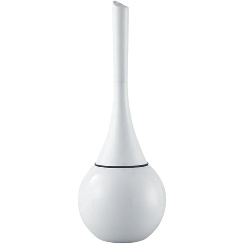 

Щетка для унитаза и держатель в лебедином стиле, основание чаши из нержавеющей стали, съемный набор для чистки унитаза с ручкой из АБС-пластика (белый)