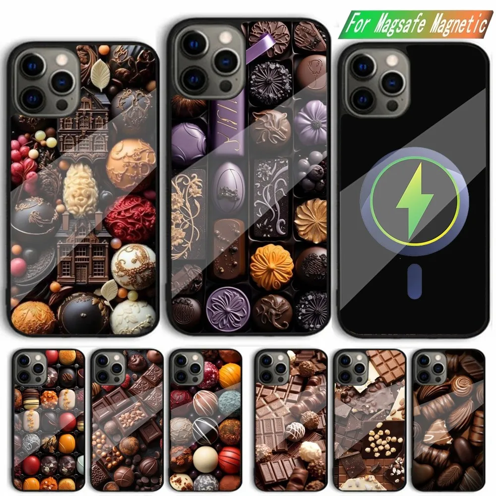 Chocolate N-Nutella Phone Case For iPhone 15,14,13,12,11,Plus,Pro,Max Mini Magsafe Magnetic Wireless Charging