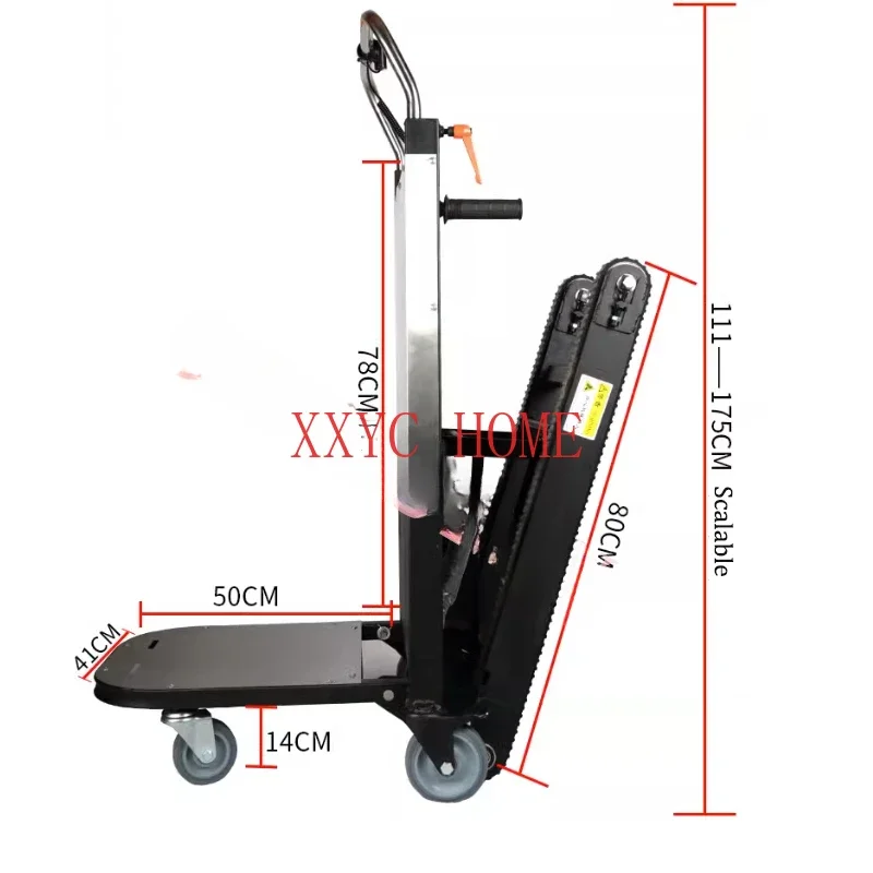 250KG Electric Stair Climbing Car Heavy up And Down Stairs Cart Folding Stair Climbing Machine