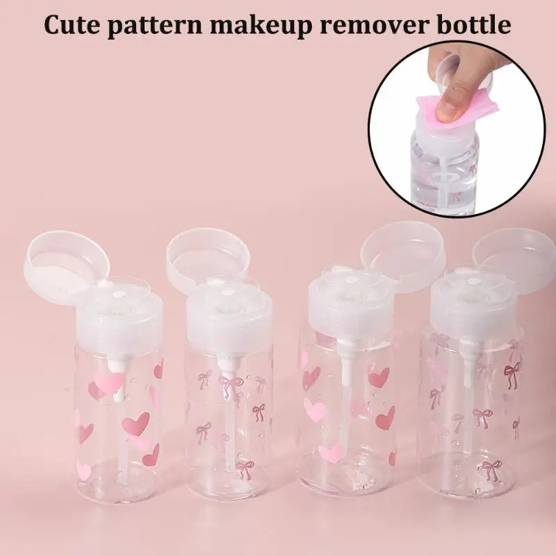 القوس القلب الصحافة ضخ زجاجة إعادة الملء موزع زجاجات زجاجة فارغة الملحقات لتنظيف النفط مزيل طلاء الأظافر #3