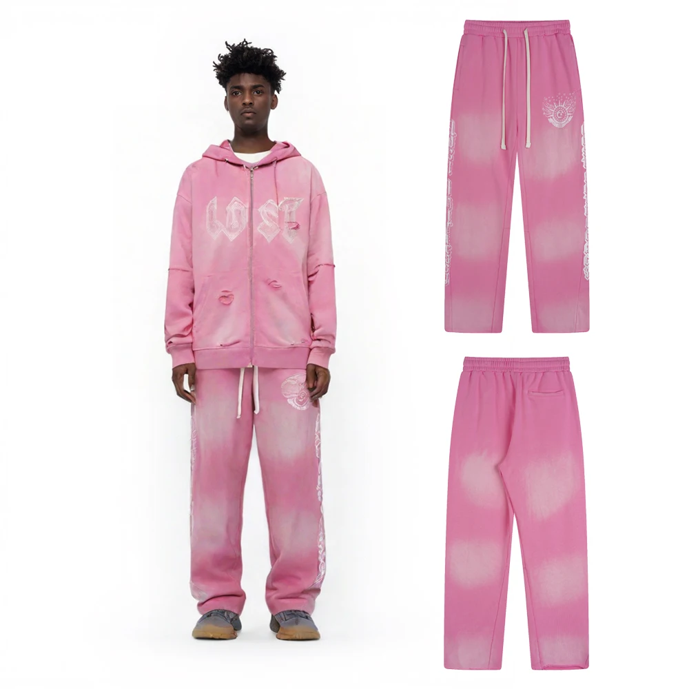 

Свободные брюки в уличном стиле, мужские уличные брюки в стиле хип-хоп, повседневные мешковатые спортивные штаны в стиле ретро с принтом в стиле ретро