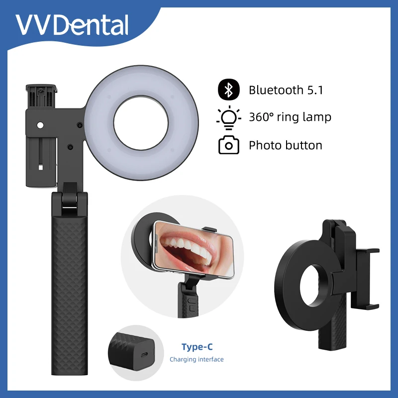 Dental Photography LED Flash Light Oral Filling Light Intraoral Filling Lamp Mobile Phone Photo Video 18 LED Twin Flash Tools