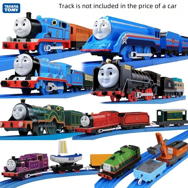 TAKARA TOMY mainan kereta listrik, hadiah liburan untuk anak laki-laki, mainan model kereta listrik TOMY simulates, Thomas Gordon Sey Sino