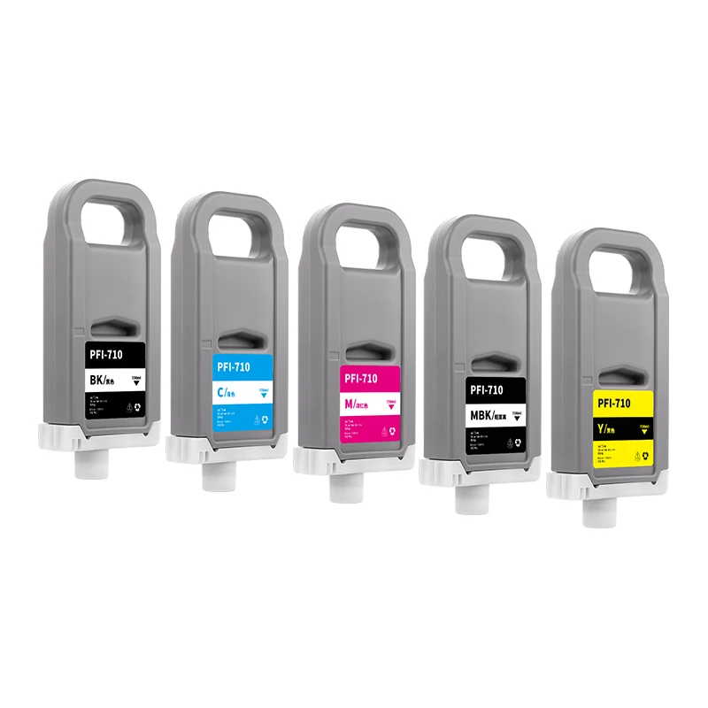 PFI710 PFI-710 Compatible Ink Cartridge For Canon TX2000 TX3000 TX4000 TX2100 TX3100 TX4100 Printer With Dye Pigment Ink Tank