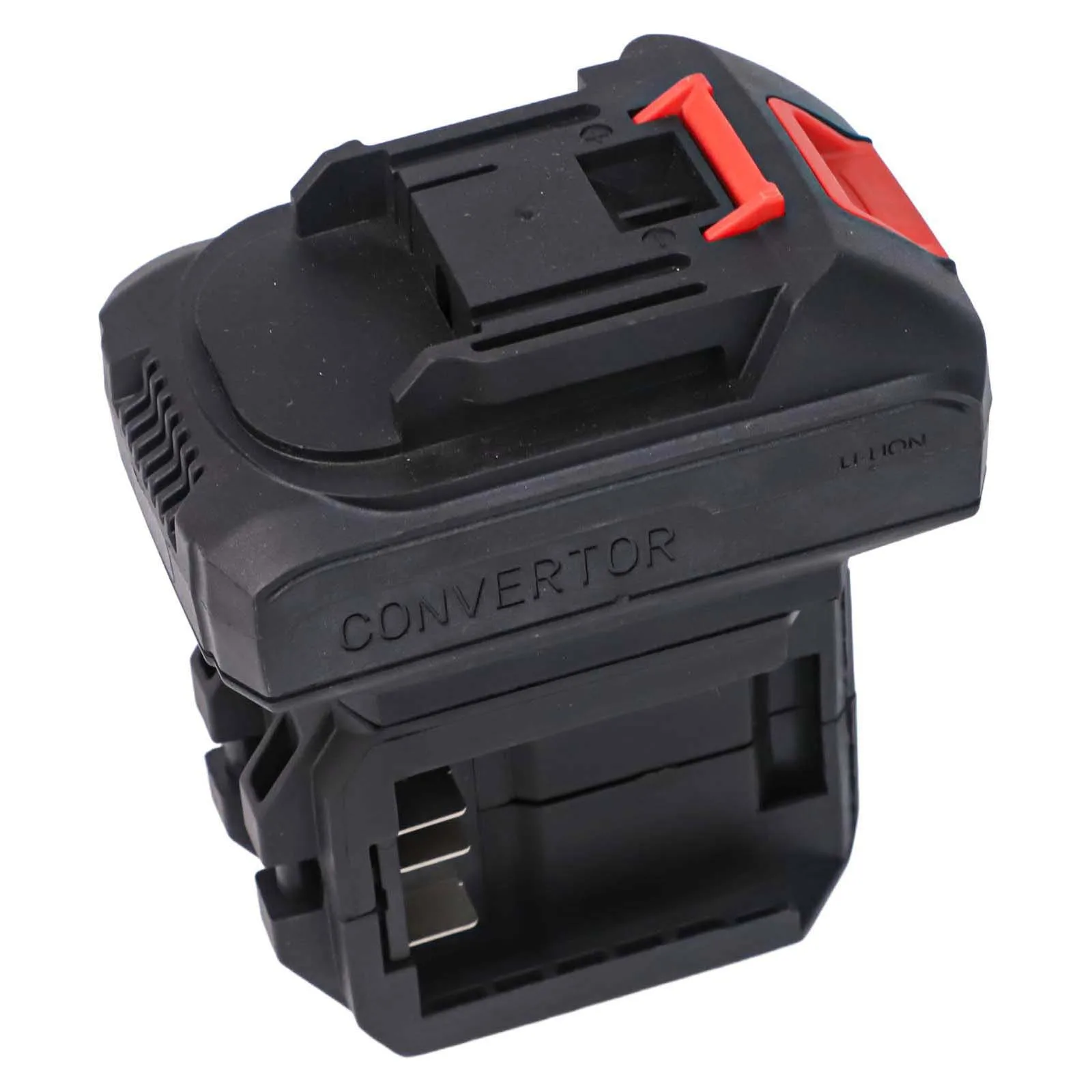 

Конвертер батареи для электроинструментов Адаптер батареи электроинструмента Черный Конвертер 2 в 1, компактный дизайн, безопасная установка батареи