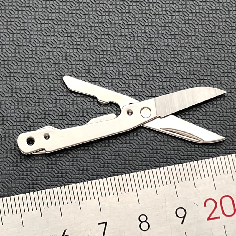 1 Set Knife Serrated Edge Scissors Replace Accessories For 65MM Victorinox Swiss Army Knives 0.6463 NAIL CLIP 580 DIY Make Parts