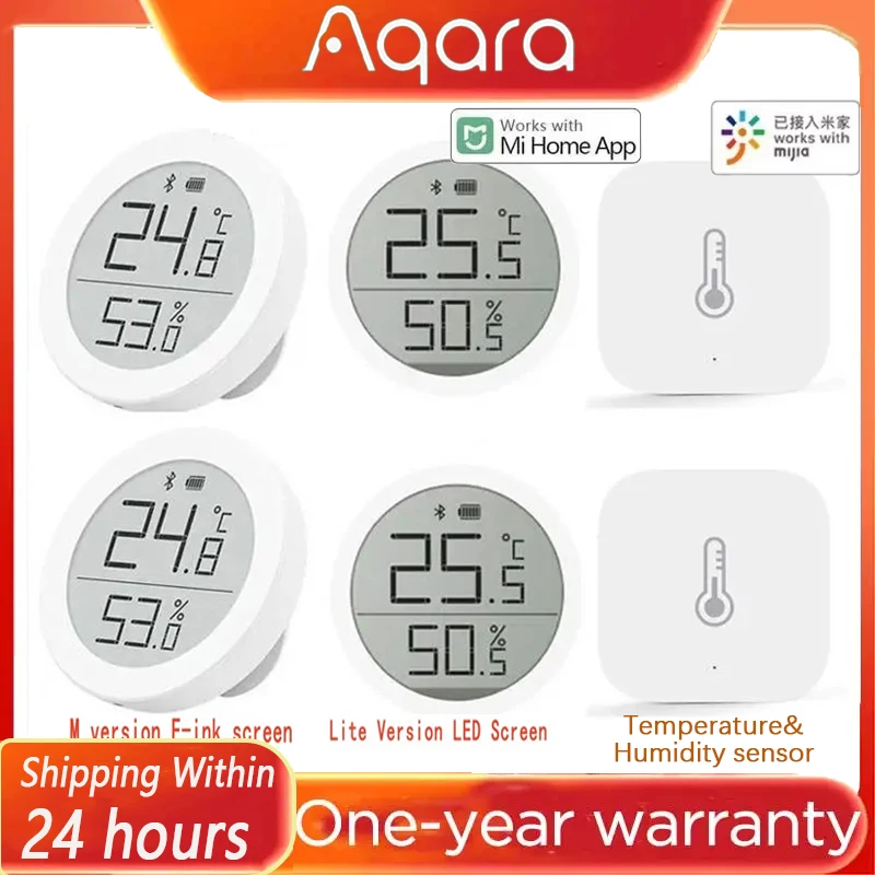 

Aqara Zigbee Smart Life Датчик температуры и влажности Управление давлением воздуха в окружающей среде Устройство мониторинга домашней автоматизации