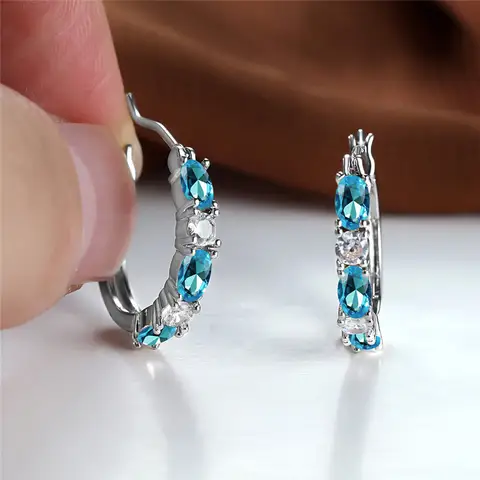 8 best sales लाल पत्थर की बालियां - №3