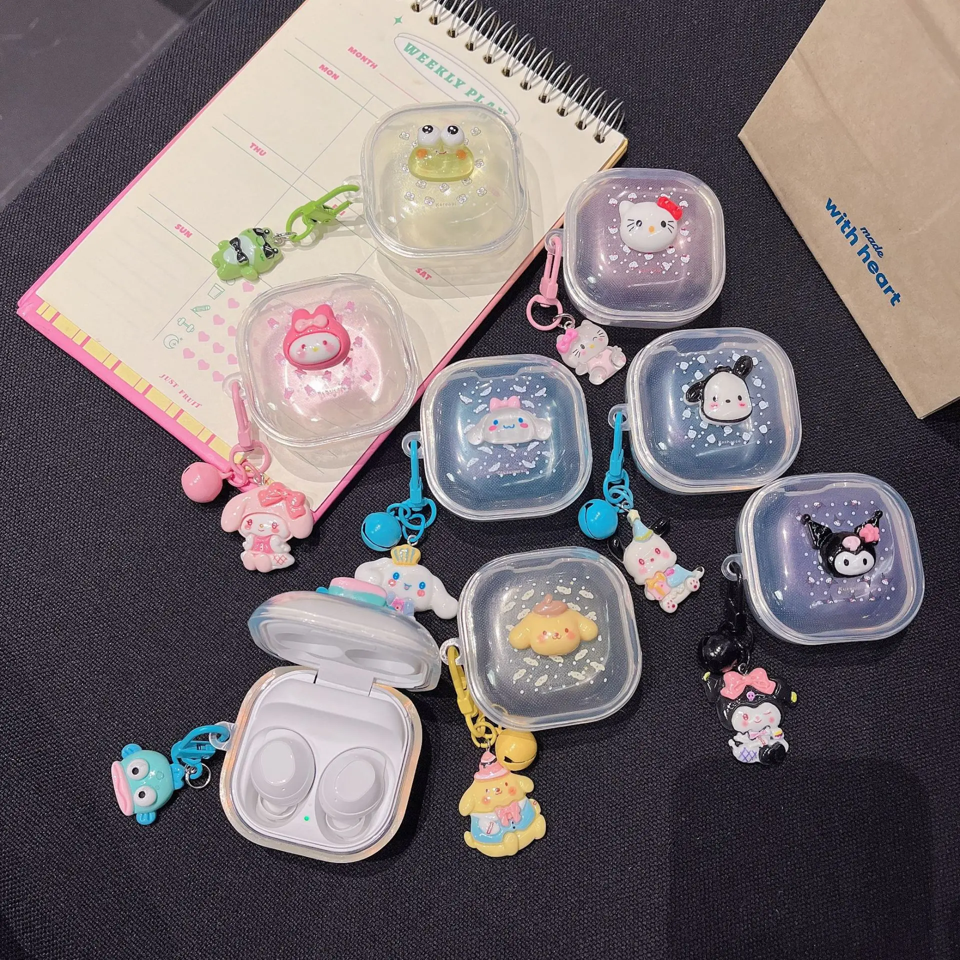 

For Samsung Galaxy Buds Live 2 Pro 2 FE Case Cartoon Sanrio KT TPU Earphone Case For Samsung Galaxy Buds Core Accessories Cover
